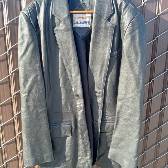 California LA Leather Sports Jacket - Picture 1 of 4
